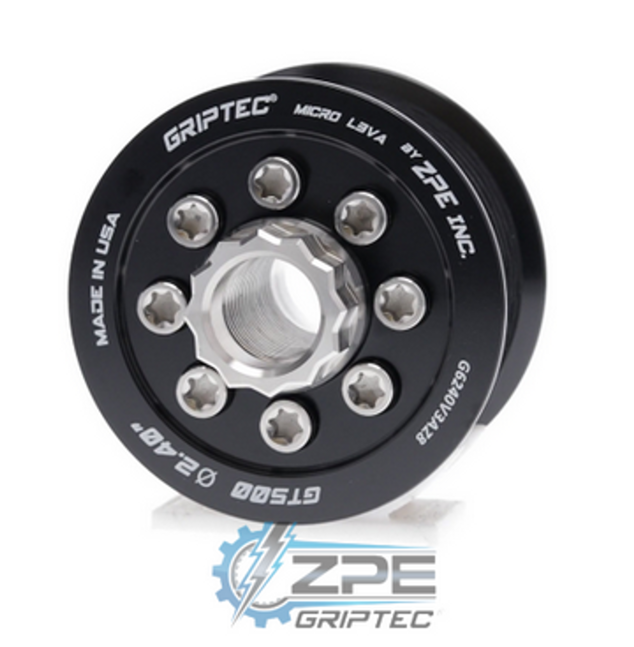 Griptec 2.40 Upper Supercharger Pulley - 2020+ Mustang GT500