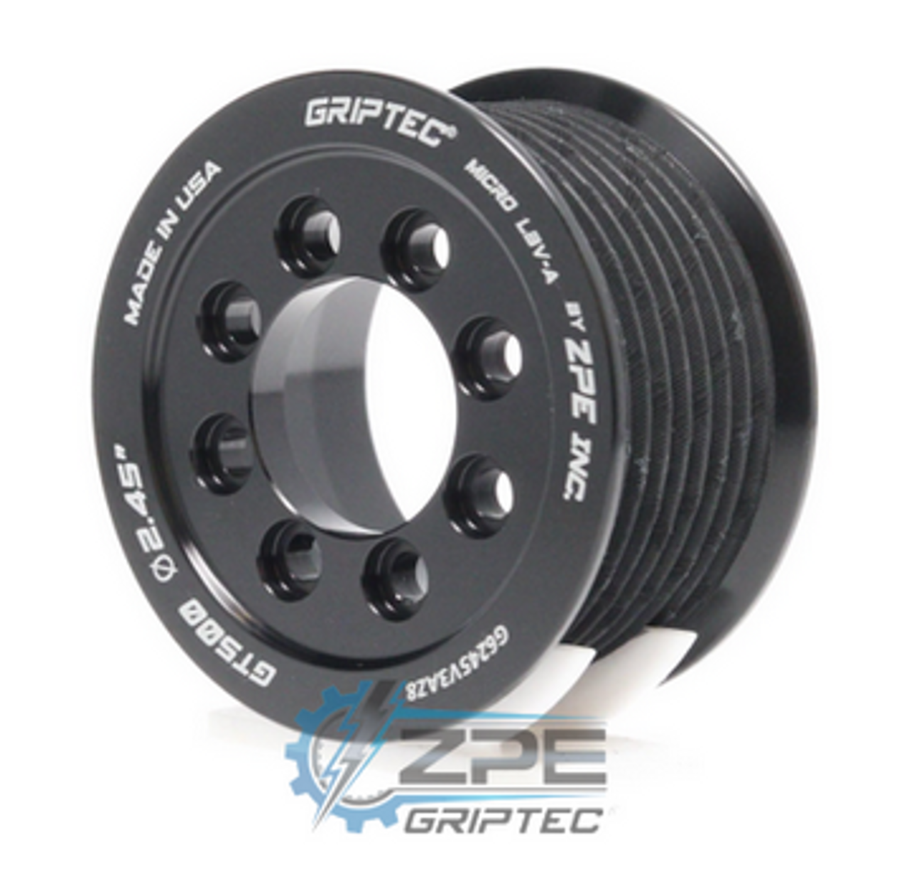 Griptec 2.45 Upper Supercharger Pulley - 2020+ Mustang GT500