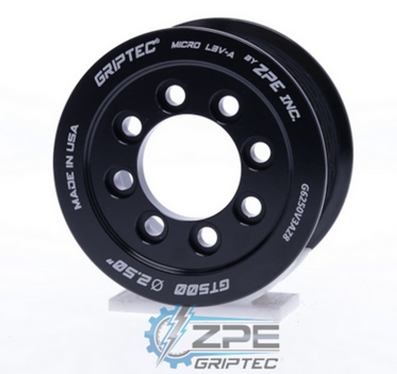 Griptec 2.50 Upper Supercharger Pulley - 2020+ Mustang GT500