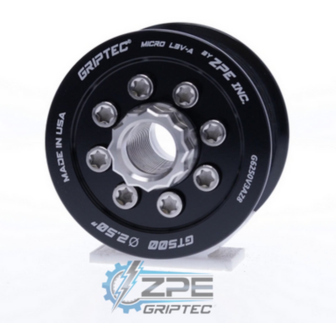 Griptec 2.50 Upper Supercharger Pulley - 2020+ Mustang GT500