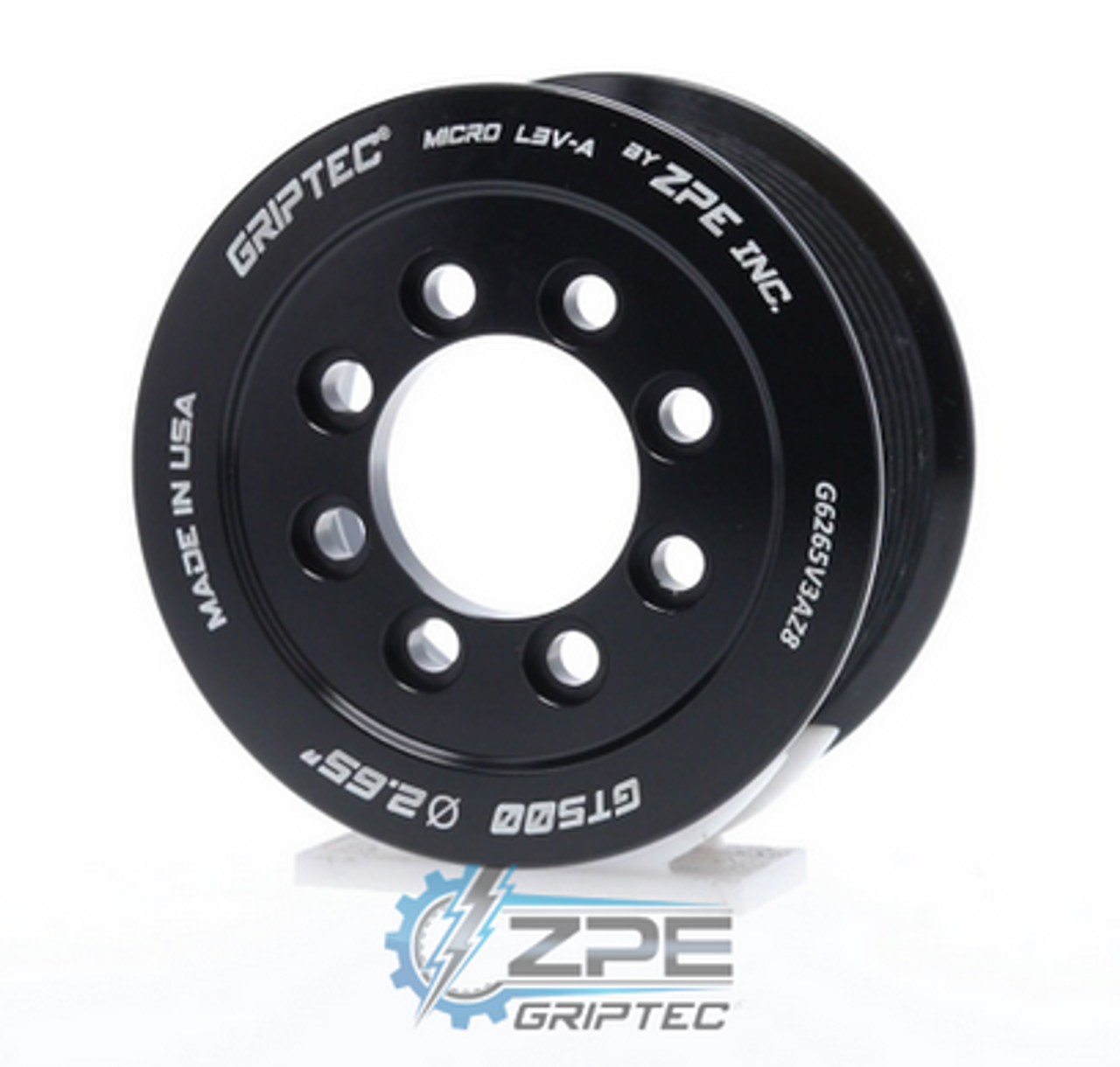 Griptec 2.65 Upper Supercharger Pulley - 2020+ Mustang GT500