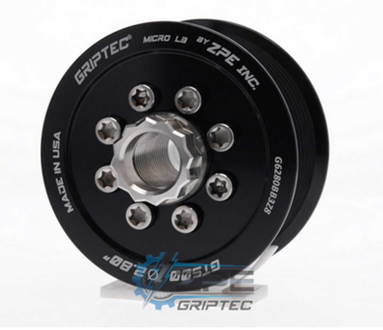 Griptec 2.80 Upper Supercharger Pulley - 2020+ Mustang GT500