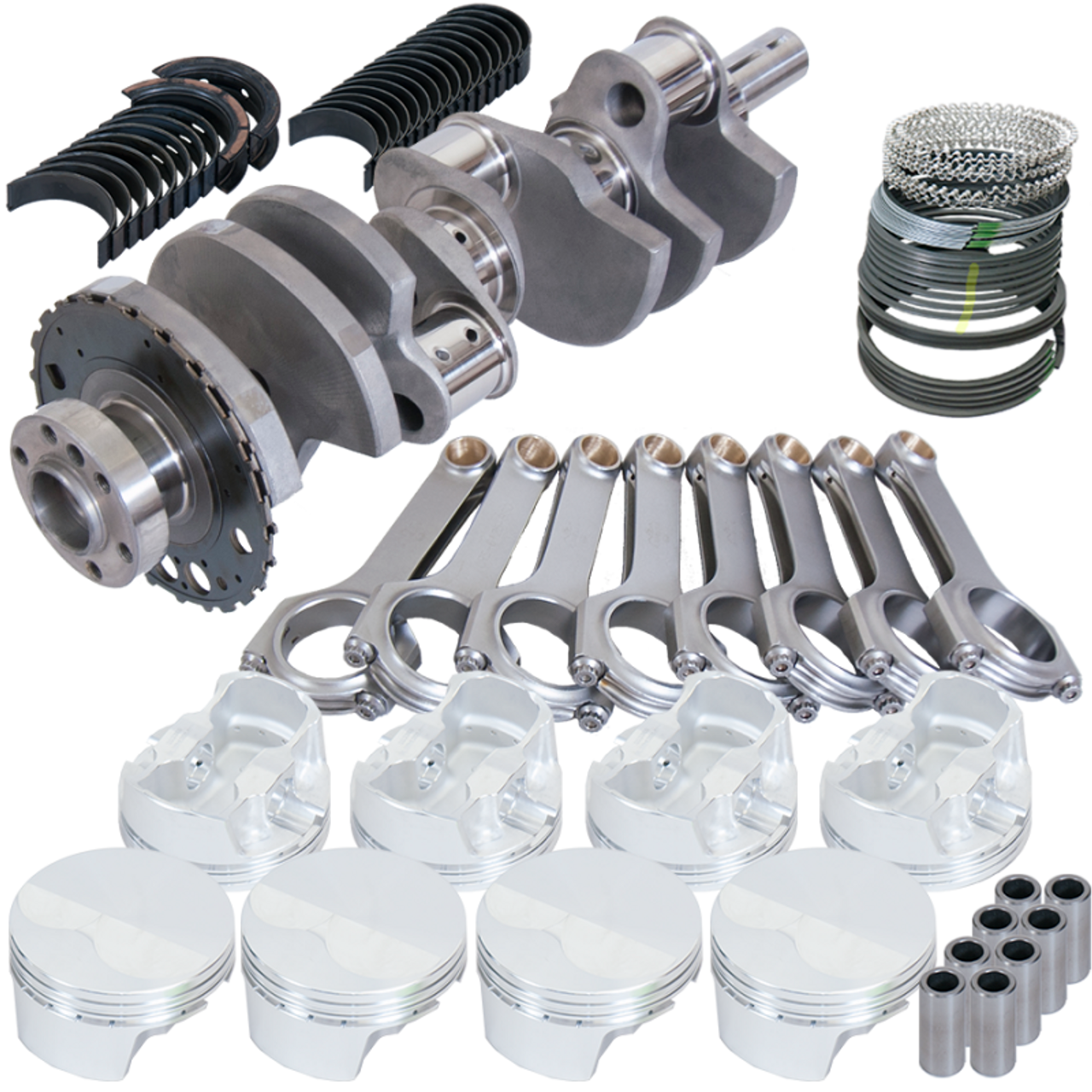 Eagle Chevy LS7 4.125in Crank 24 Tth Reluctor 6.125in H-Beam -5cc 4.155in Pistons Rotating Assembly - 128244155