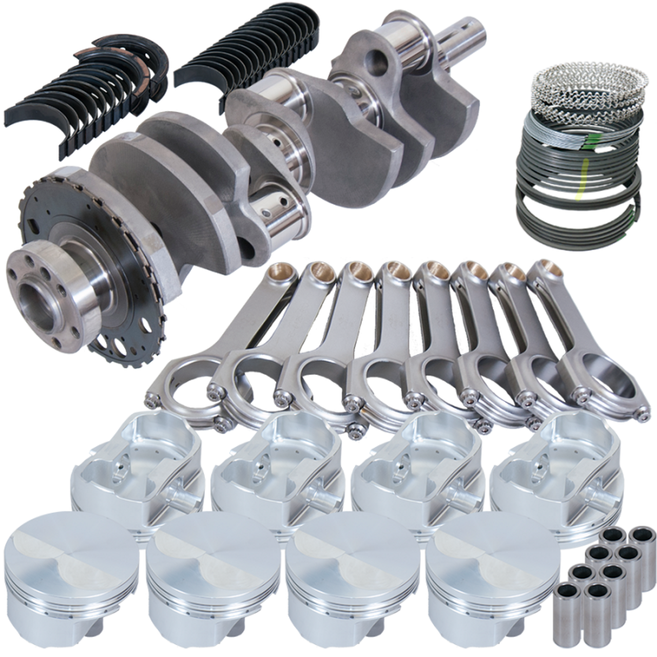 Eagle Chevy LS7 4.000in Crank 24 Tth Rlctor 6.125in H-Beam -3.1cc 4.125in Pistons Rotating Assembly - 128264125
