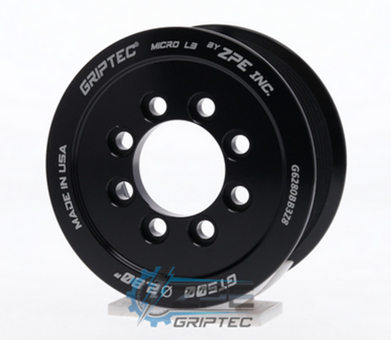 Griptec 3.15 Upper Supercharger Pulley - 2020+ Mustang GT500
