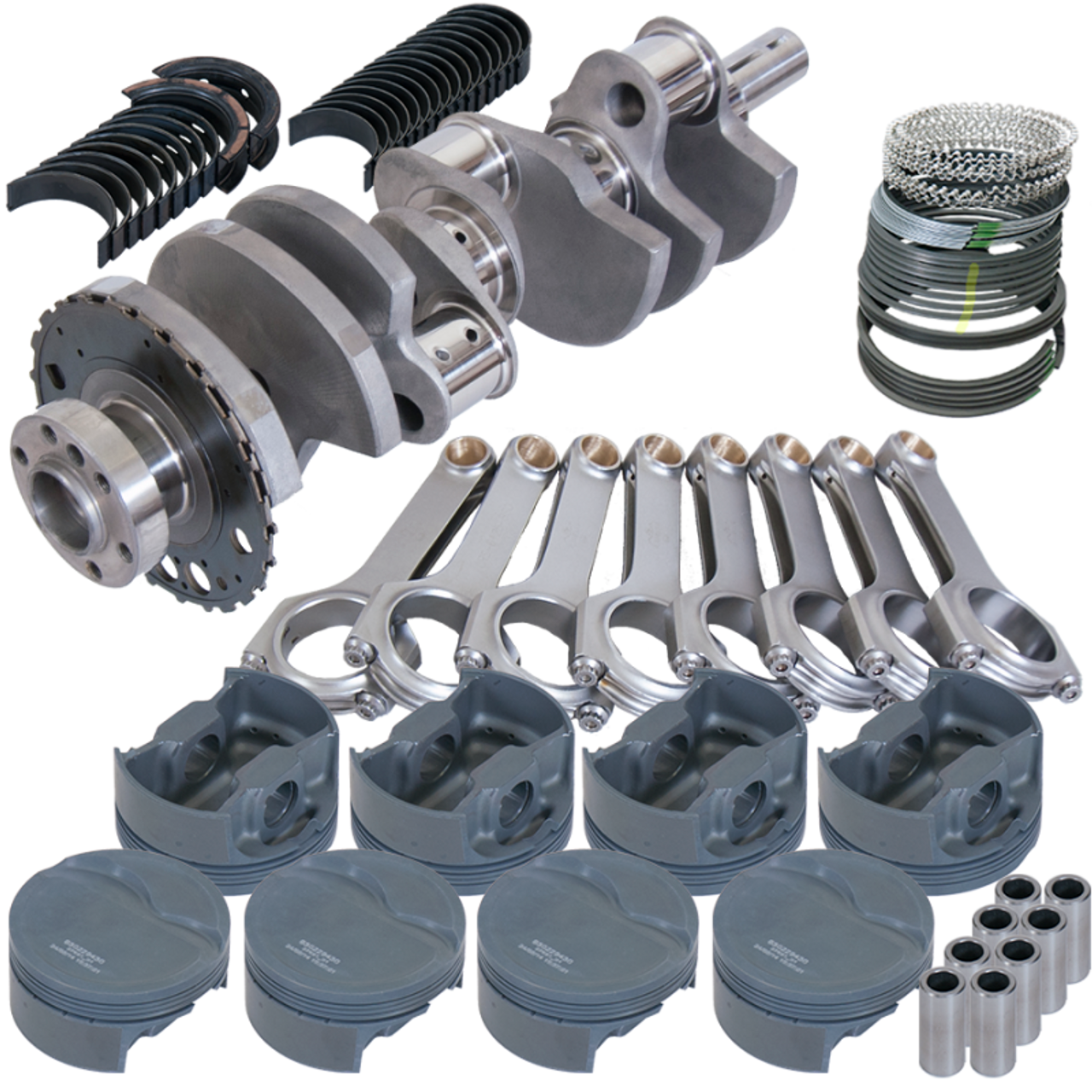 Eagle Chevy LS3 4.000in Crank 24 Tth Reluctor 6.125in H-Beam -14cc 4.075in Pistons Rotating Assembly - 129084075