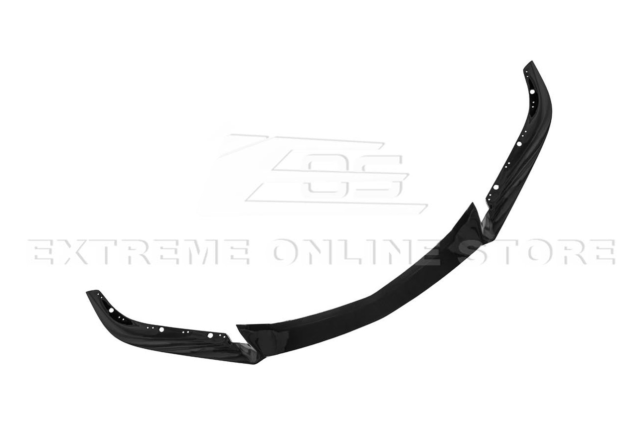 EOS Gloss Black Front Splitter Lip - 16-19 Cadillac CTS-V (FLIP-121-V2-FRP)