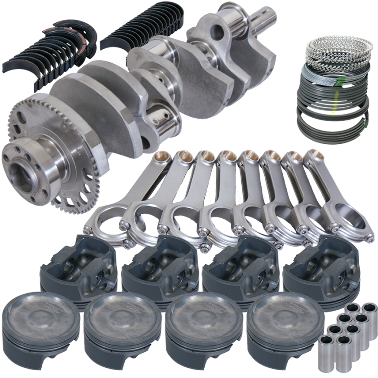 Eagle Chevy LS3 4.000in Crank 58 Tth Reluctor 6.125in H-Beam -25cc 4.065in Pistons Rotating Assembly - 129224065