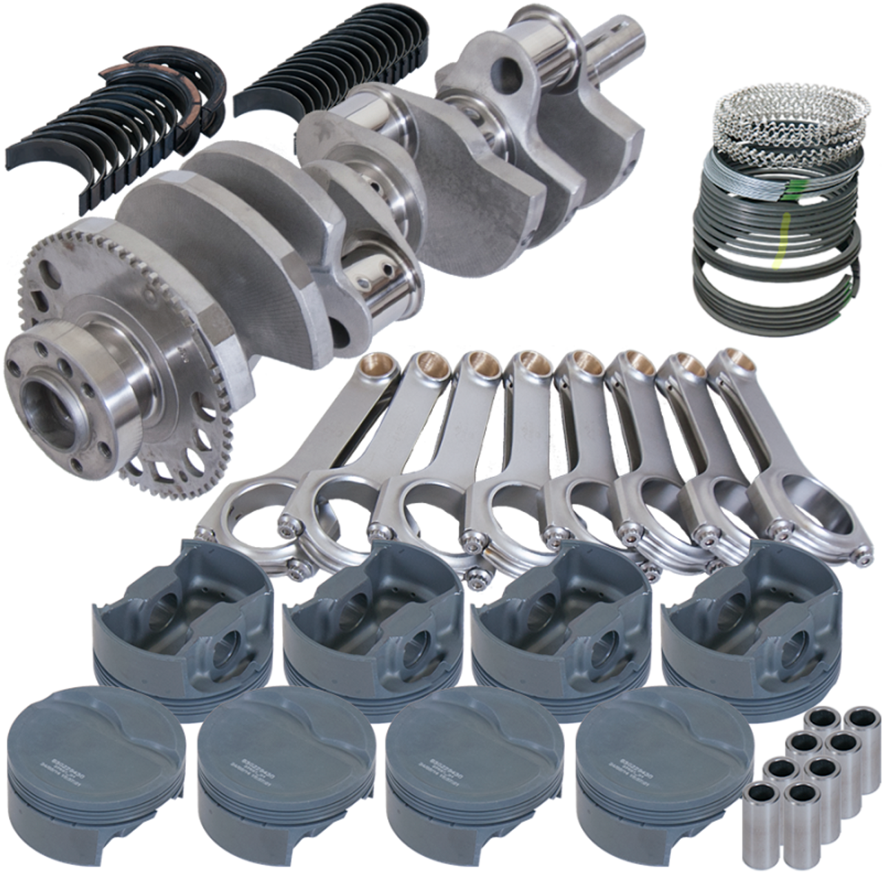 Eagle Chevy LS3 4.000in Crank 58 Tth Reluctor 6.125in H-Beam -14cc 4.075in Pistons Rotating Assembly - 129244075