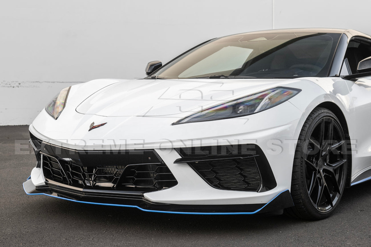EOS Front Lower Grille Insert Cover Z06 Style - Carbon Flash - C8 Corvette