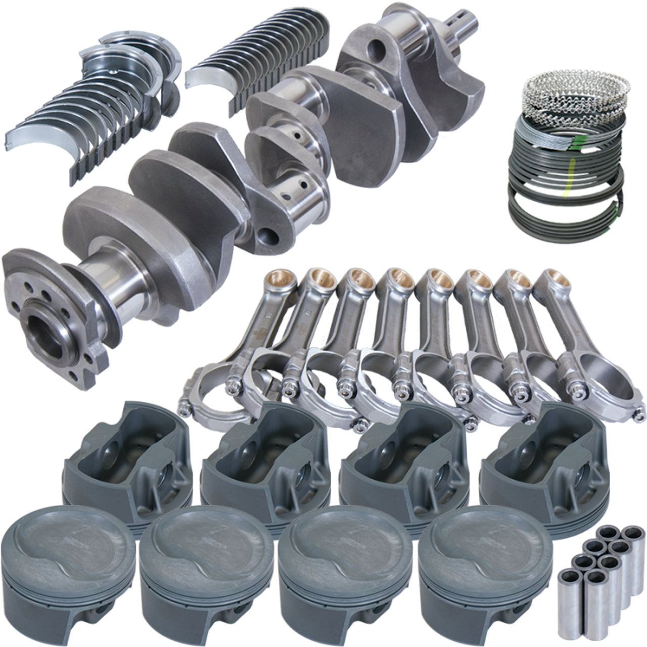 Eagle Chevrolet Small Block Rotating Assembly w/ 4.155in Bore 3.750in Stroke -20cc Dome - 13012030