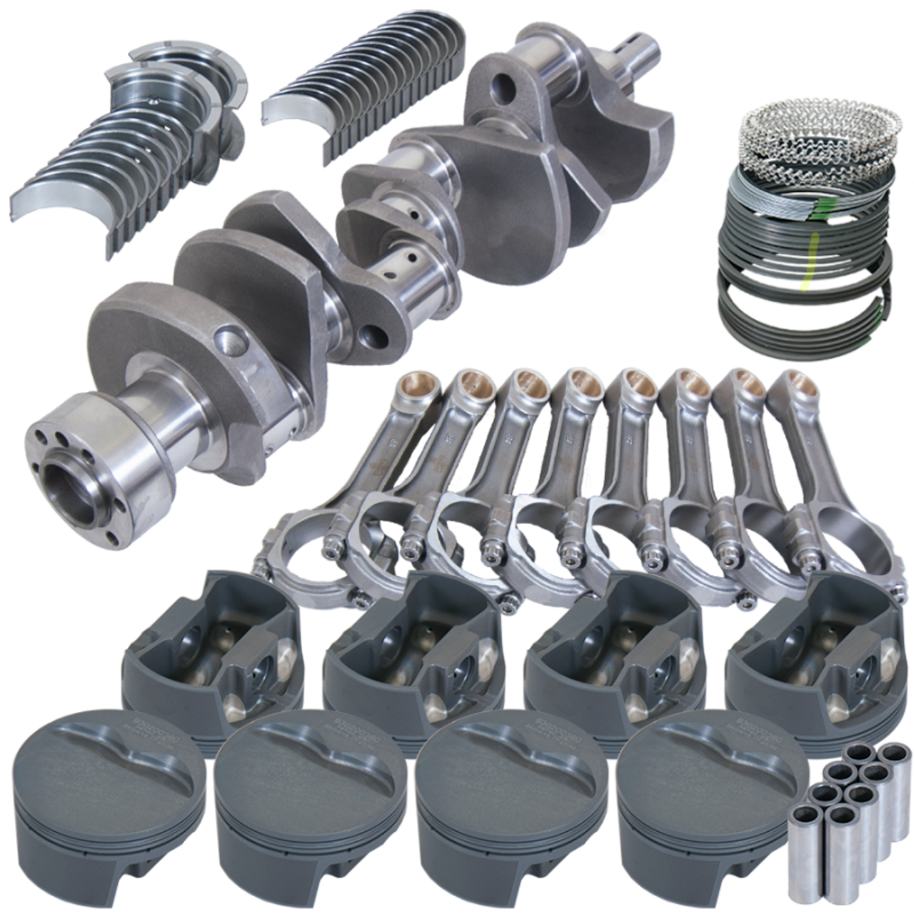 Eagle Chevy LT1350 1Pc 3.480in Crank 6.000in I-Beam Rods -5cc 4.000in Pistons Rotating Assembly - 13022L000