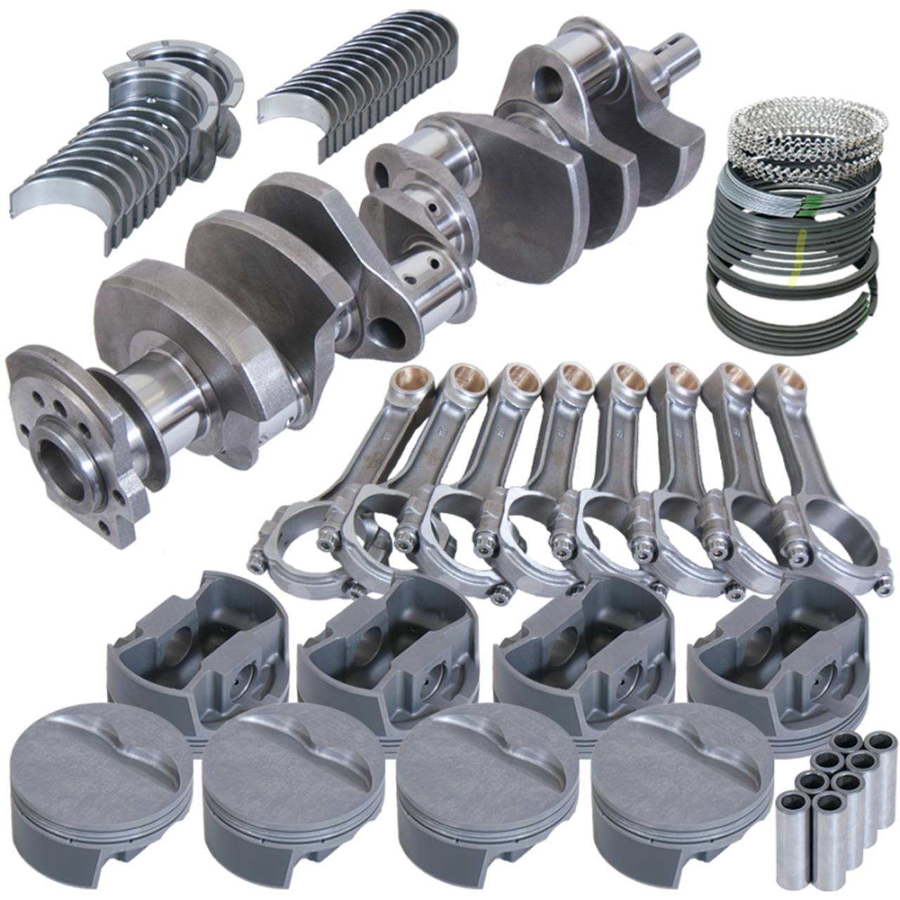 Eagle Chevrolet 350 Small Block 2pc Seal Street & Strip Rotating Assembly Kit 3.75in Stroke - 13057030