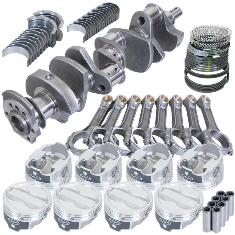 Eagle Chevy LT1350 1Pc 3.750in Crank 6.000in I-Beam Rods -18cc 4.030in Pistons Rotating Assembly - 13303L030