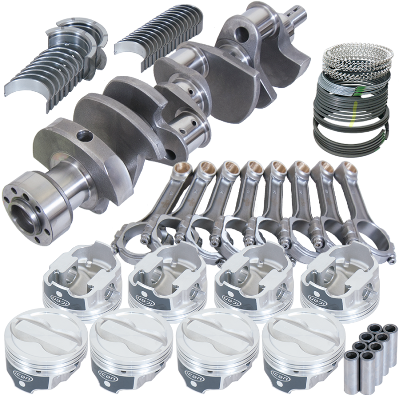 Eagle Chevy LT1350 1Pc 3.750in Crank 6.000in I-Beam Rods -18cc 4.030in Pistons Rotating Assembly - 13303L030