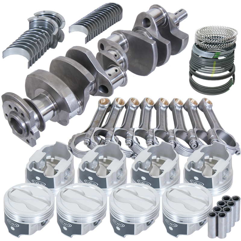 Eagle Chevy 350 3.750in Crank 5.700in I-Beam Rods -18cc 4.040in Pistons Rotating Assembly - 13324040