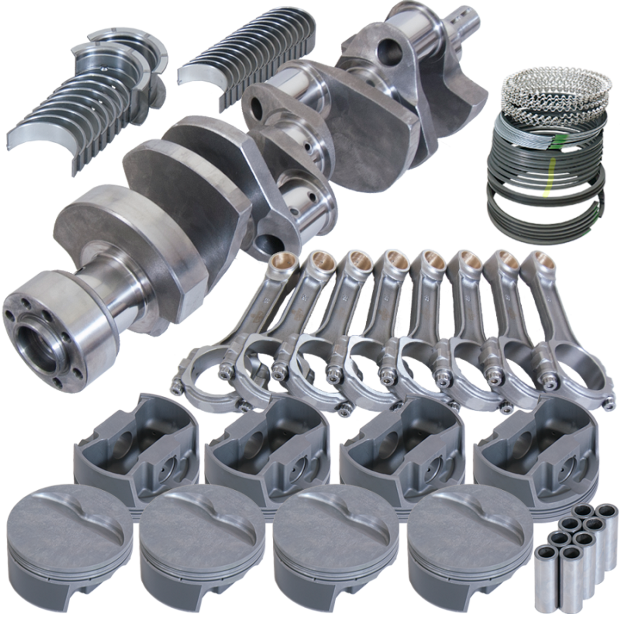 Eagle Chevy LT1350 1Pc 3.750in Crank 6.000in I-Beam Rods -5cc 4.060in Pistons Rotating Assembly - 13557L060