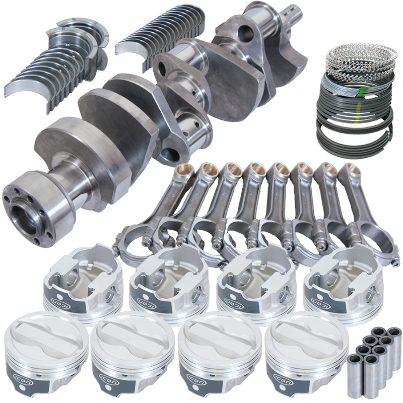Eagle Chevy LT1350 1Pc 3.750in Crank 6.000in I-Beam Rods -18cc 4.000in Pistons Rotating Assembly - 13573L000