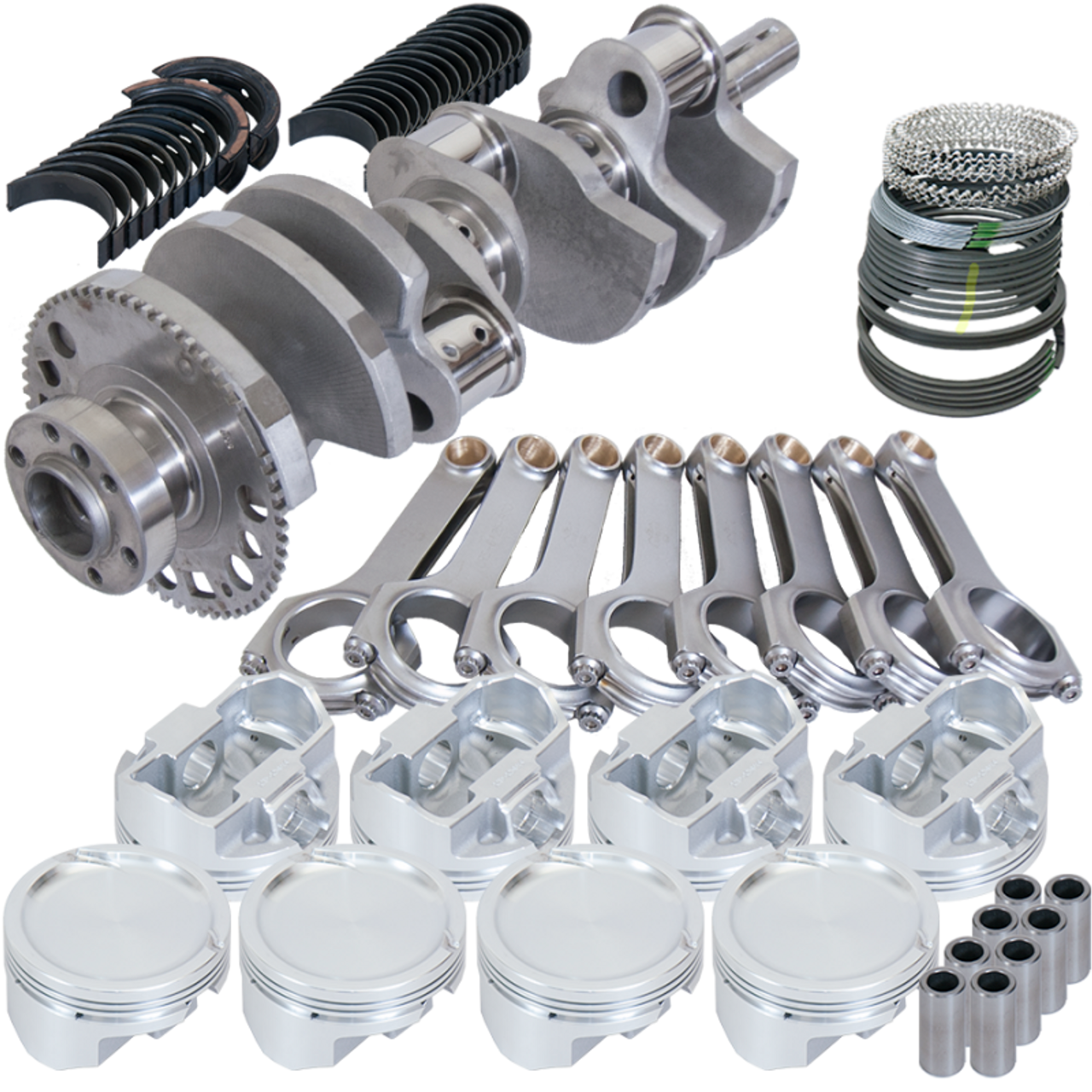 Eagle Chevy LS3 4.000in Crank 58 Tth Reluctor 6.125in H-Beam -29cc 4.075in Pistons Rotating Assembly - 137924075