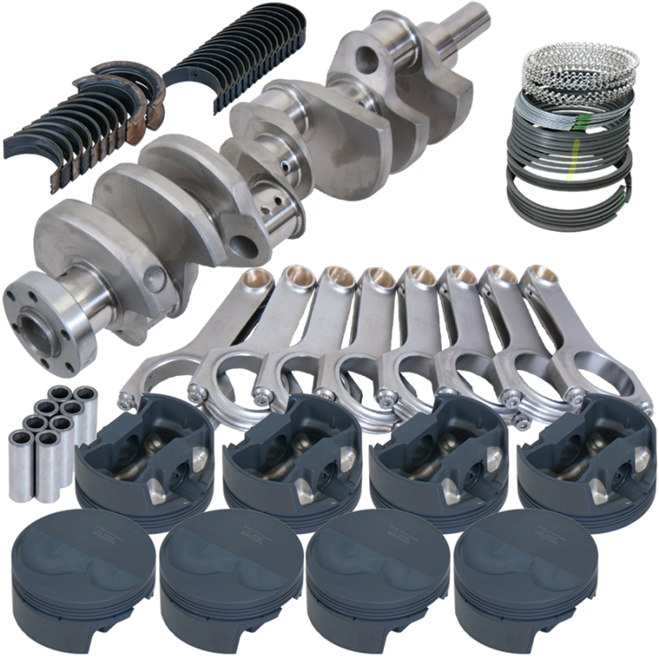 Eagle Ford 302 TW Heads 3.400in Crank 5.400in H-Beam -6cc Flat Top 4.040in Pistons Rotating Assembly - 14033040