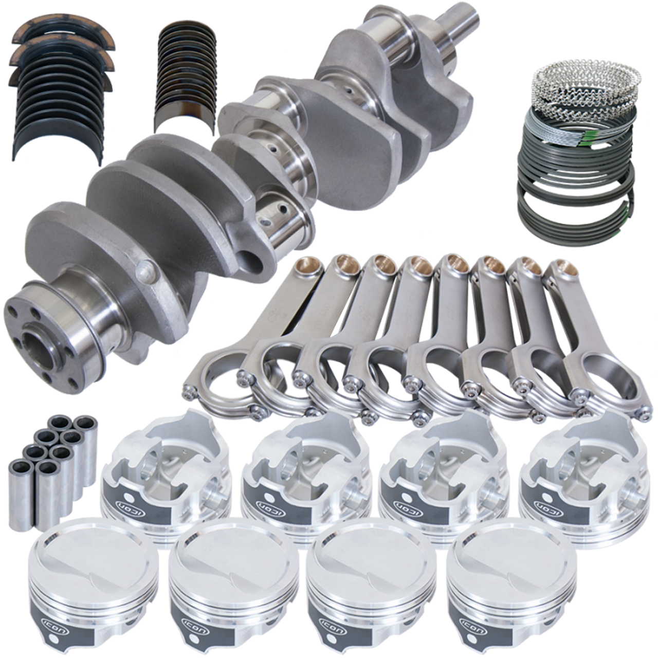 Eagle Ford 351W 4.000in Crank 6.200in H-Beam -15.8cc Inv Dome 4.040in Pistons Rotating Assembly - 14137040