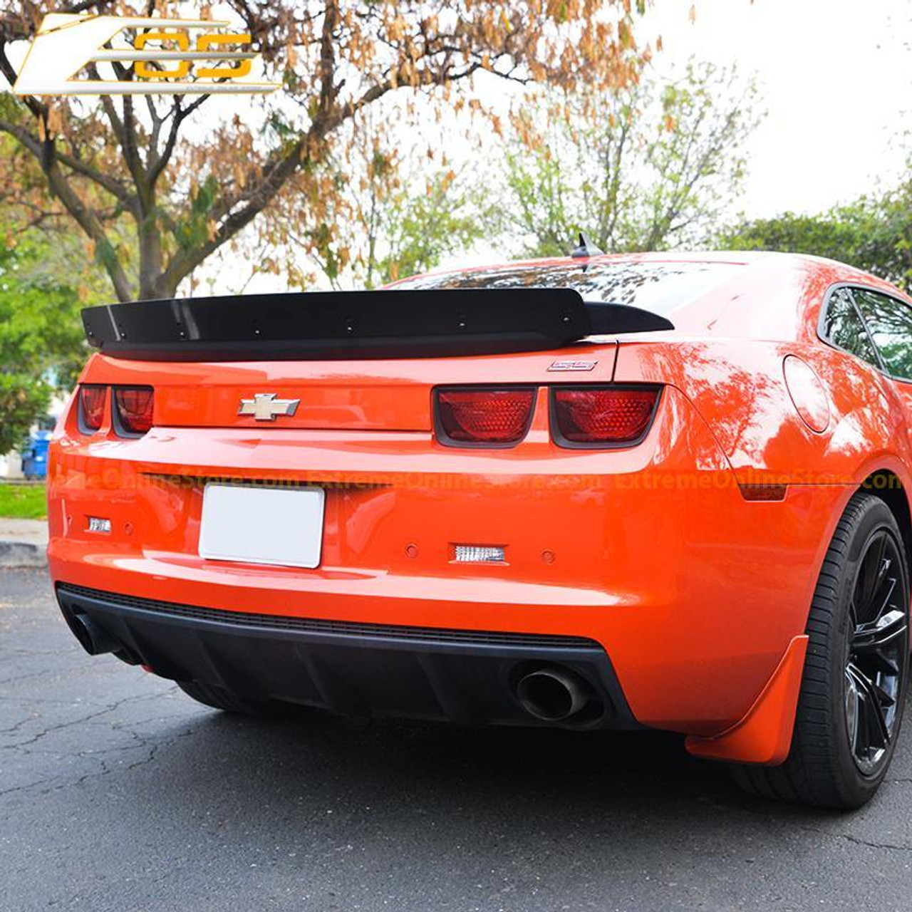 EOS Rear Spoiler w. Primer Black Wickerbill - 10-13 Camaro SS / ZL1