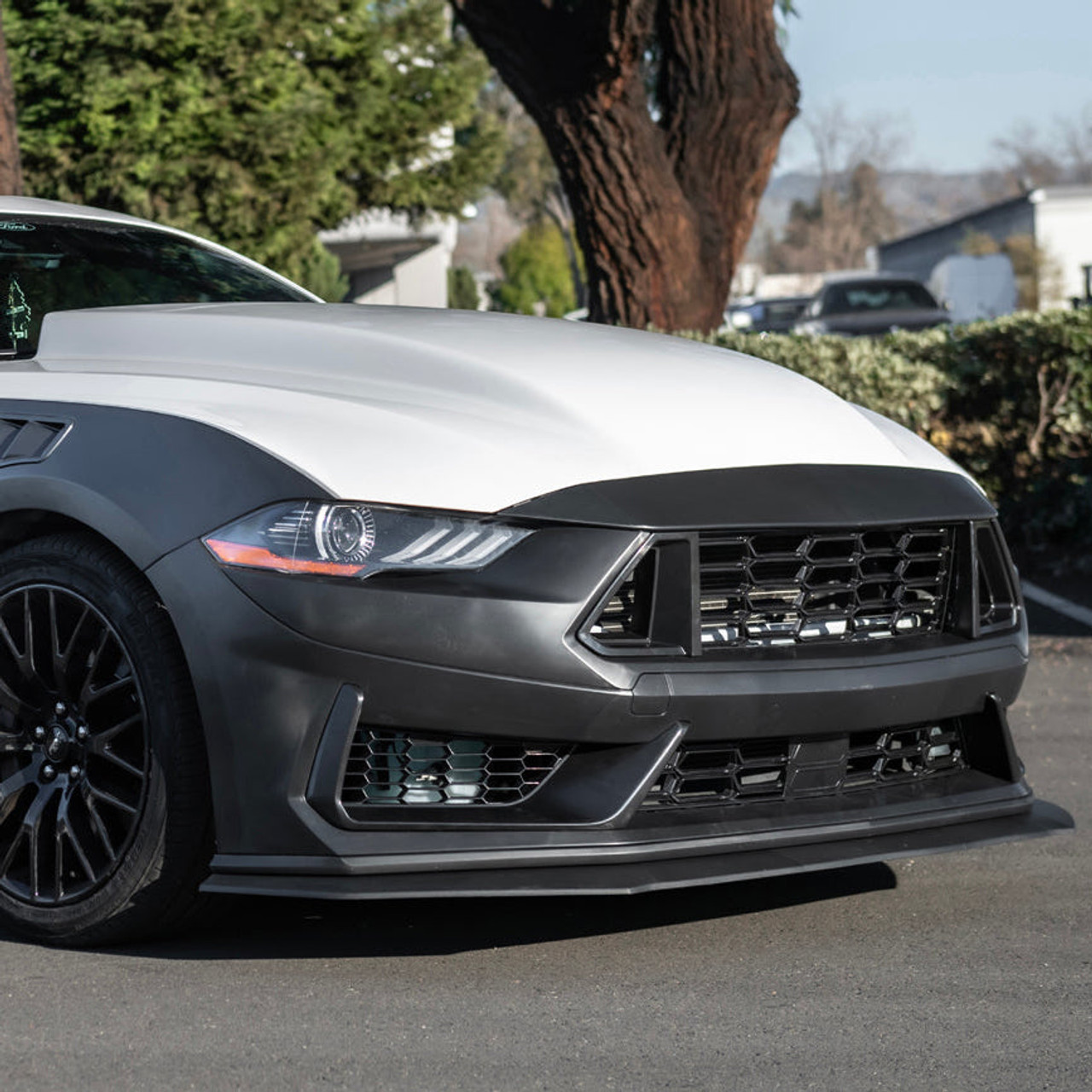 EOS Dark Hose Front Bumper Conversion - 18-23 Ford Mustang GT