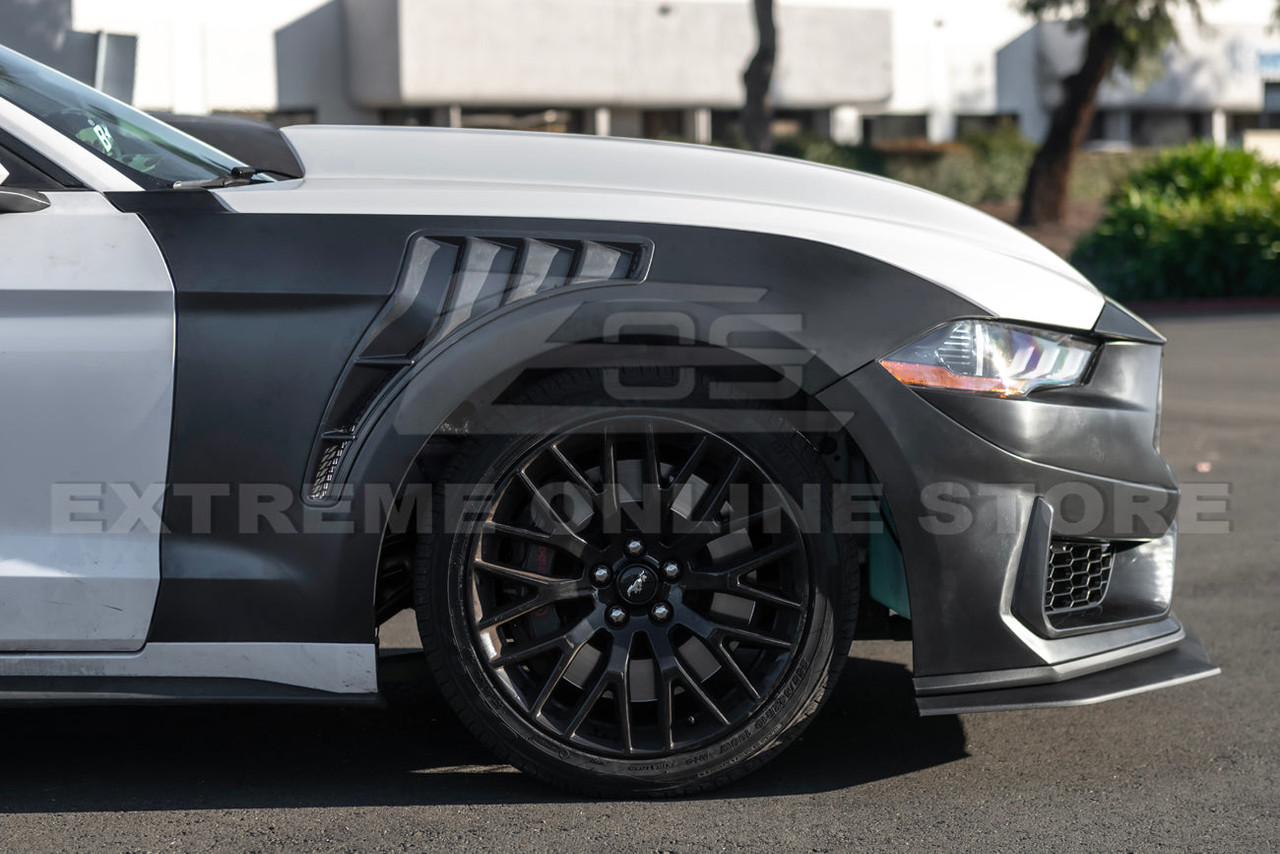 EOS Dark Hose Front Bumper Conversion - 18-23 Ford Mustang GT