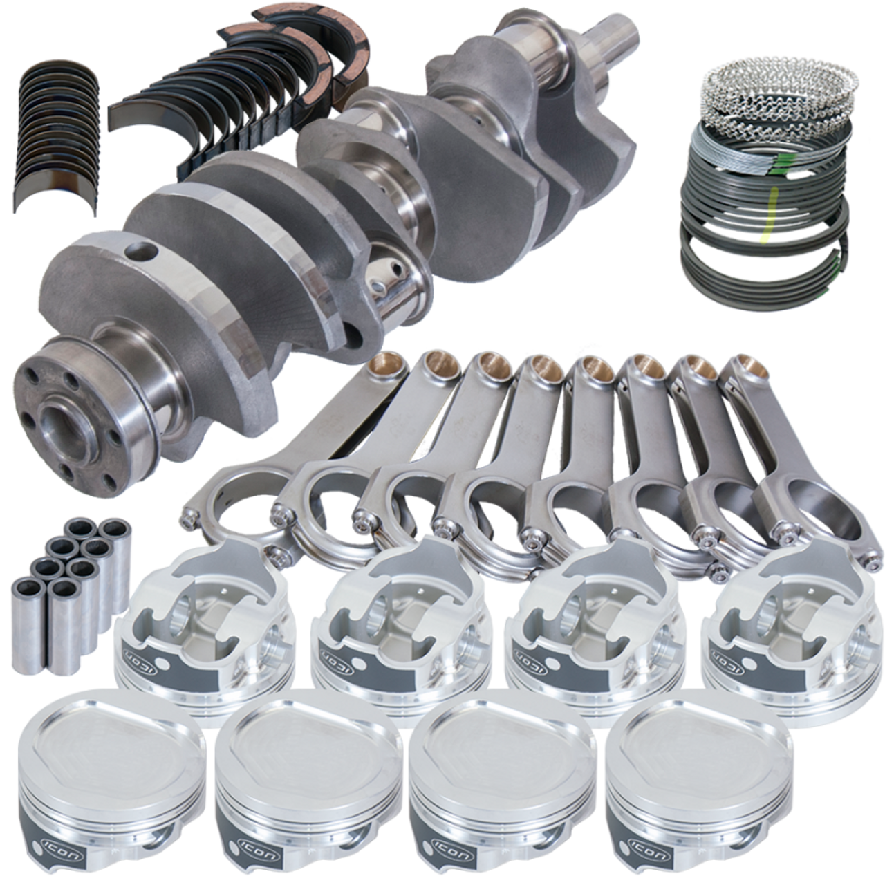 Eagle Ford 351C 3.850in Crank 6.000in H-Beam -20cc Step Dish 4.030in Pistons Rotating Assembly - 14803030