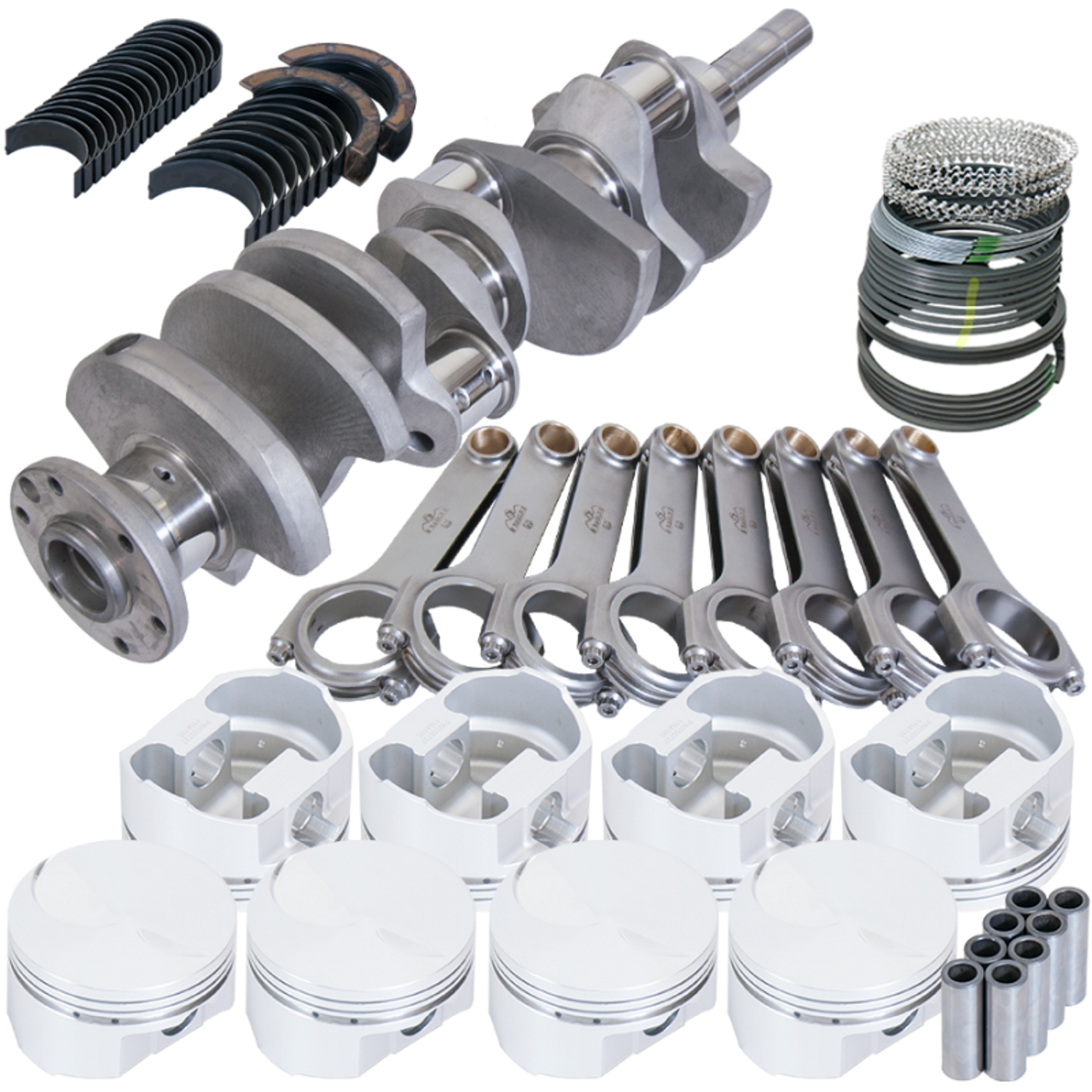 Eagle Ford 429/460 4.140in Crank 6.800in H-Beam -3cc Flat Top 4.390in Pistons Rotating Assembly - 15016030