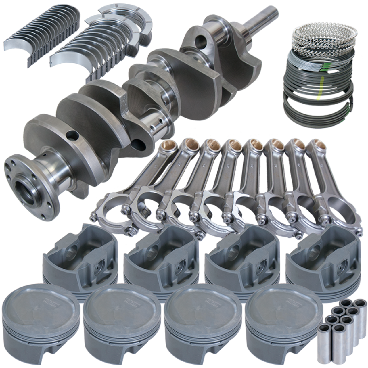 Eagle Ford 429/460 SCJ 4.140in Crank 6.700in I-Beam Rods -28cc 4.390in Pistons Rotating Assembly - 15110030