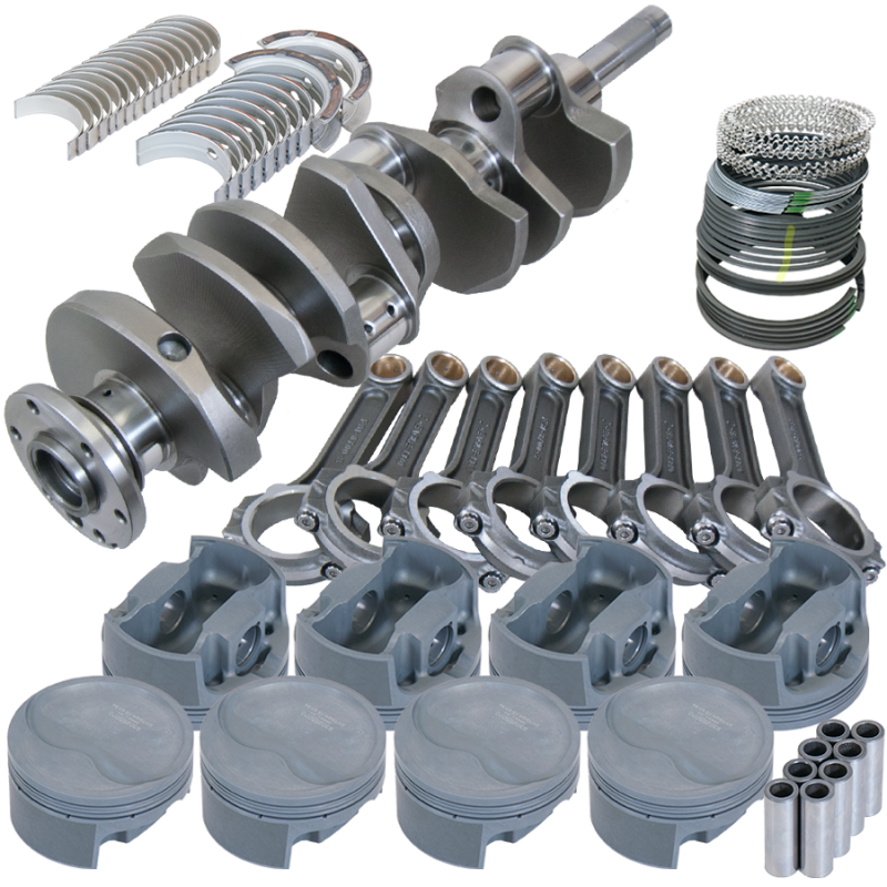 Eagle Ford FE 4.250in Crank 6.700in I-Beam Rods -20cc Inv Dome 4.270in Pistons Rotating Assembly - 158024270