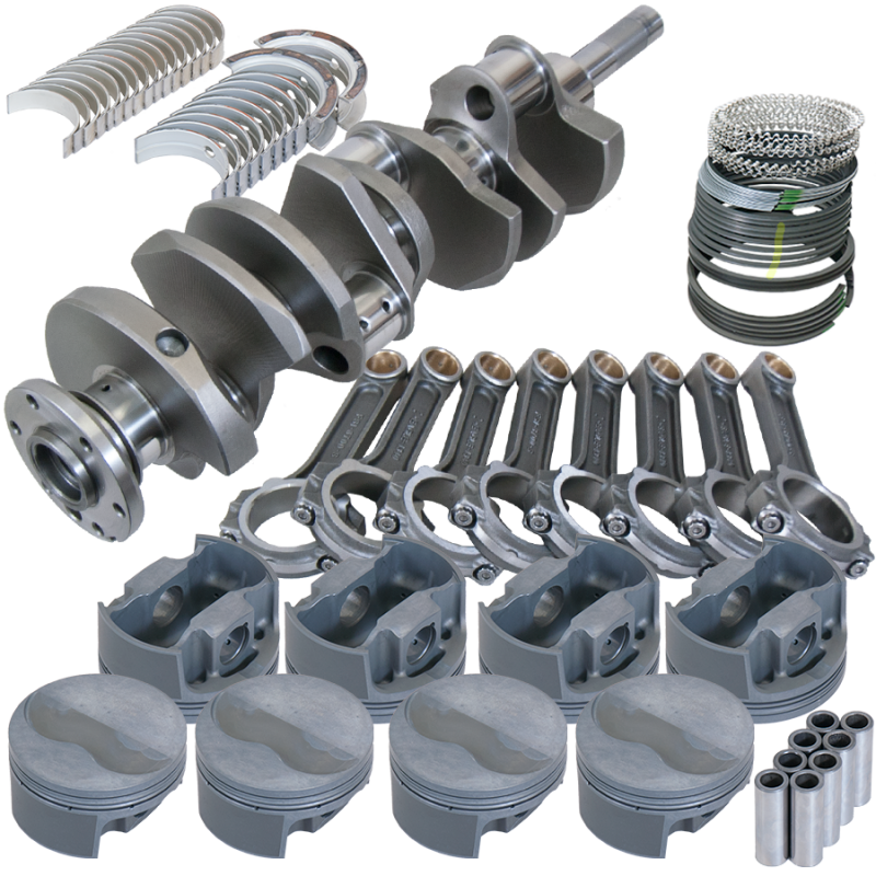 Eagle Ford FE 4.250in Crank 6.700in I-Beam Rods -7cc Flat Top 4.280in Pistons Rotating Assembly - 158044280