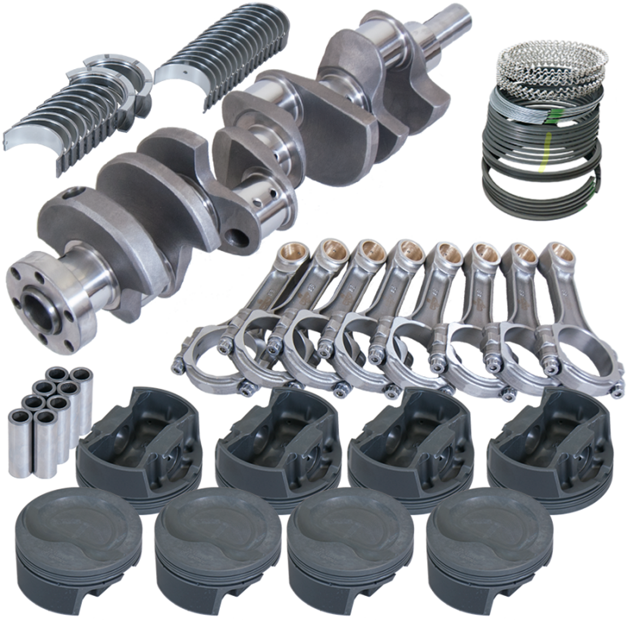 Eagle Ford 289/302 3.400in Crank 5.400in I-Beam Rods -16cc 4.125in Pistons Rotating Assembly - 16040125