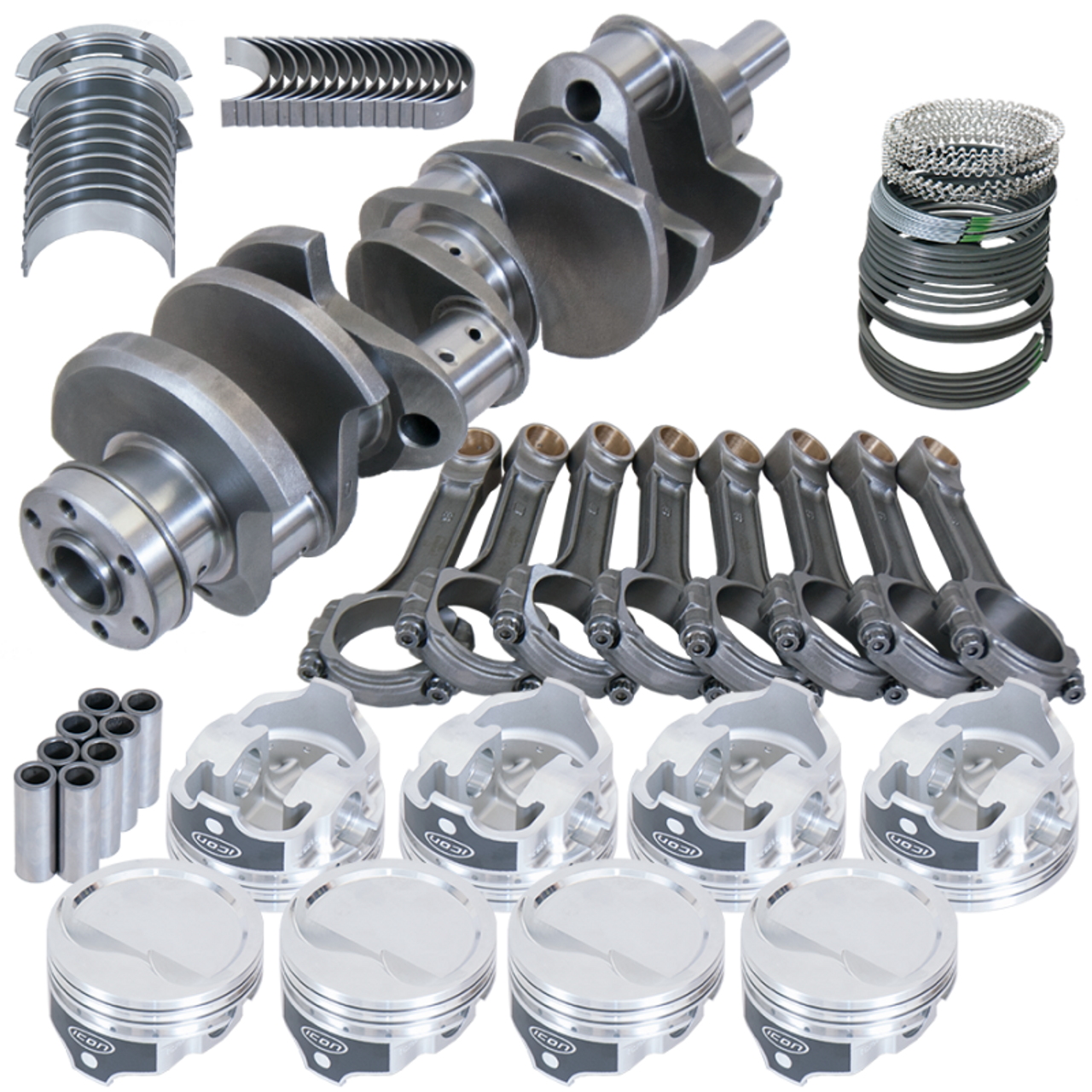 Eagle Ford 351W 4.000in Crank 6.200in H-Beam -15.8cc 4.000in Pistons Rotating Assembly - 16137000