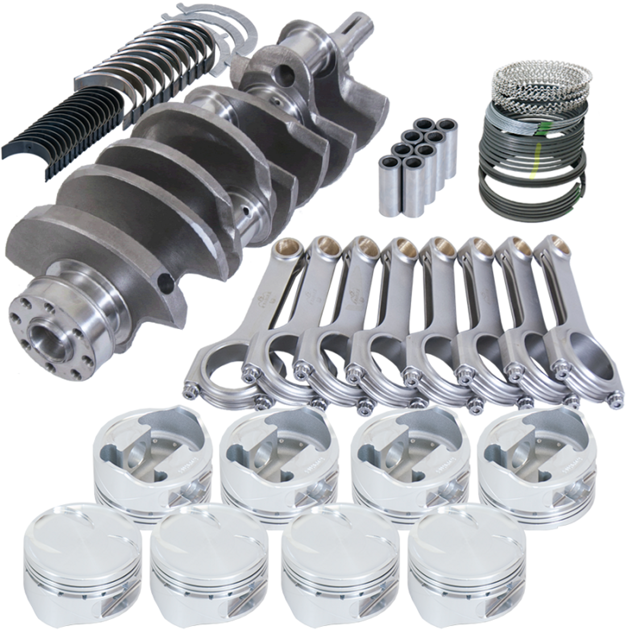 Eagle Ford 4.6 2V Windsor 3.750in Crank 5.950in H-Beam -13cc 3.592in Pistons Rotating Assembly - 16407W040