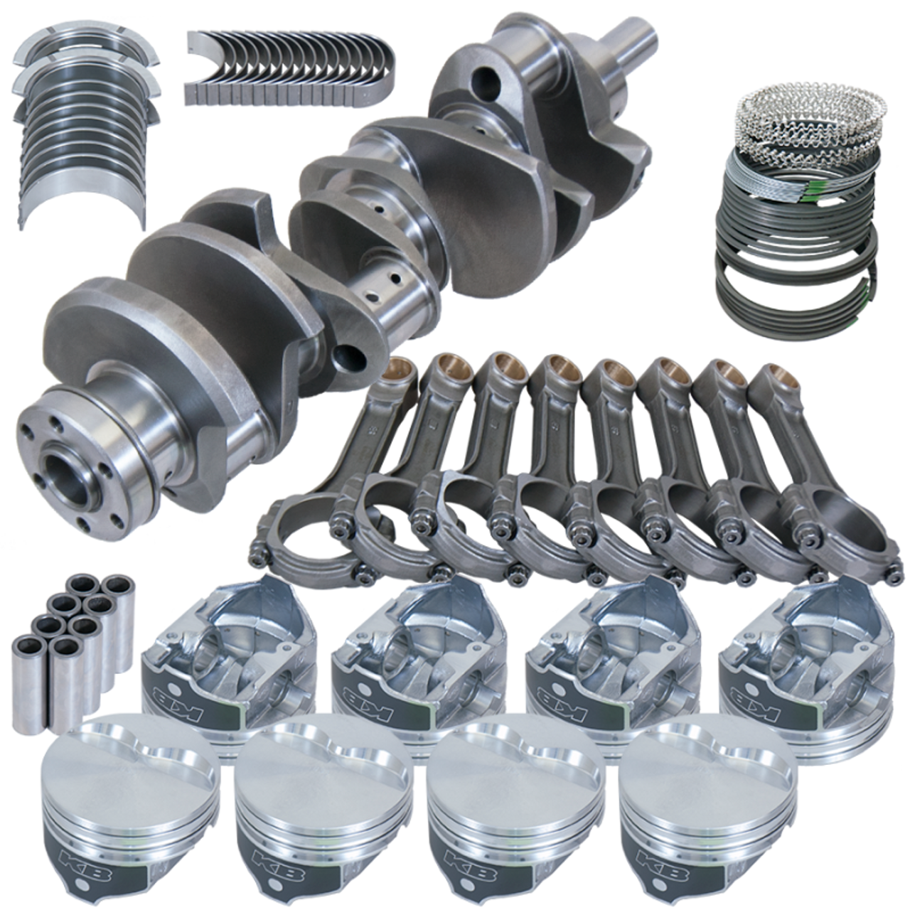 Eagle Ford 351 Windsor Rotating Assembly Kit w/ .060 Bore -6.5cc Dome Pistons - 16525060
