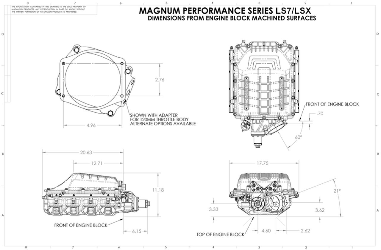 Magnuson Magnum TVS2650 Hot Rod Supercharger Kit - LS7 (05-26-62-157-BL)
