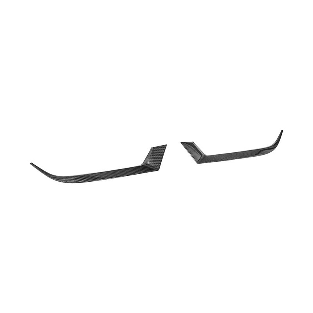 EOS Headlight Eyebrow Trim - Carbon Fiber - 2024+ Ford Mustang (FOG-1090-BKCF)