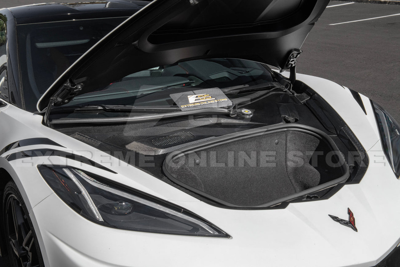 EOS Carbon Fiber Front Trunk Trim Kit - Full Kit - C8 Corvette