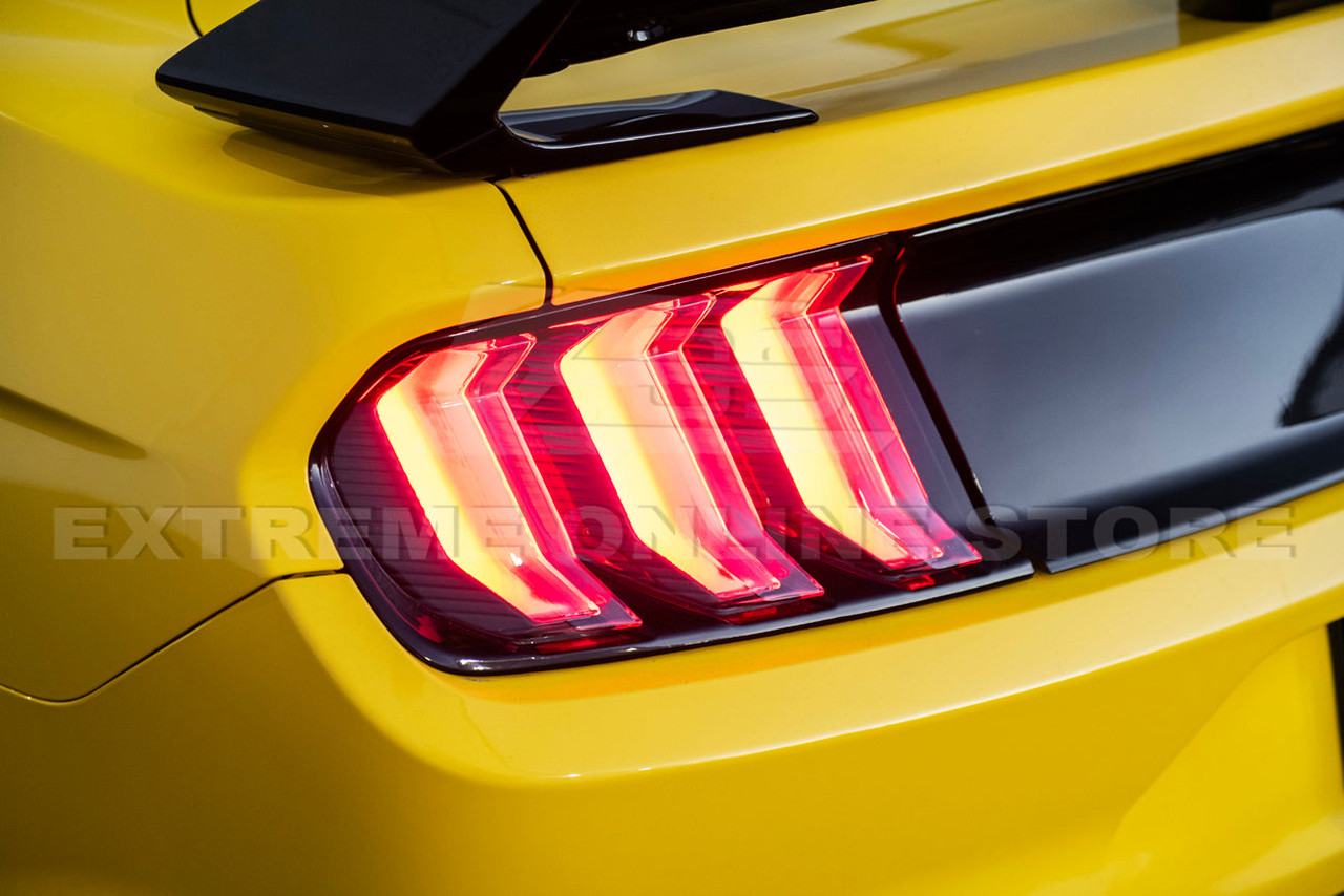 EOS LED XB Clear Rear Tail Lights - 15-23 Ford Mustang (TL-1078-CL)