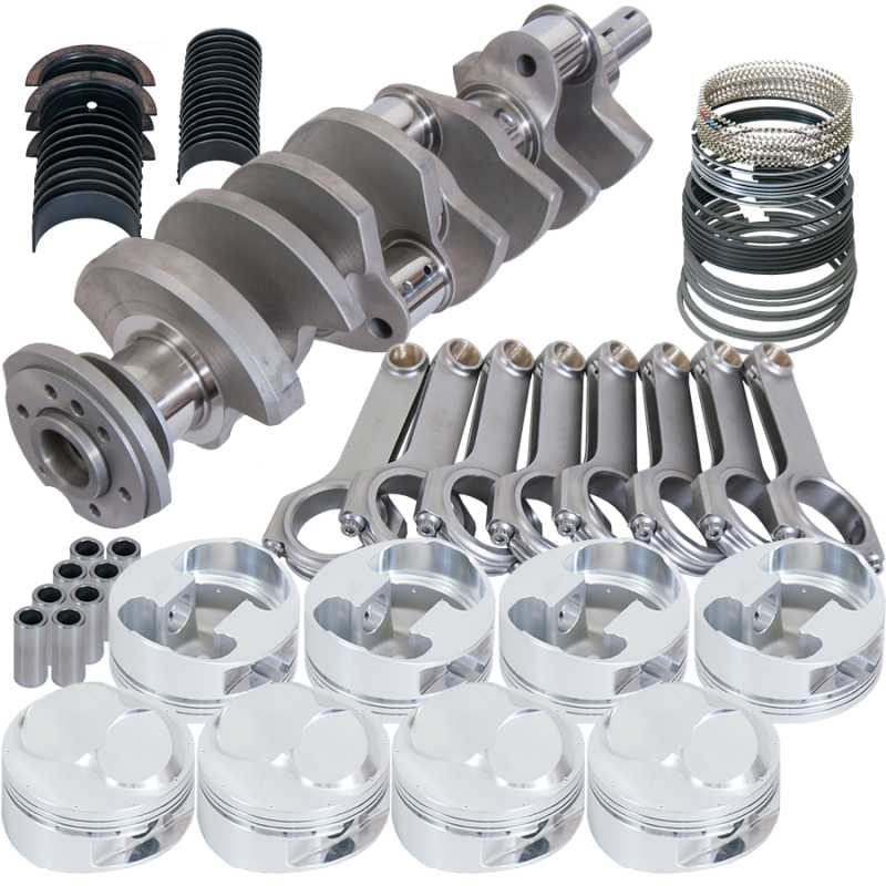 Eagle Chevy 502 4.250in Counterweight Crank 6.535in H-Beam 46cc 4.600in Pistons Rotating Assembly - 357264600