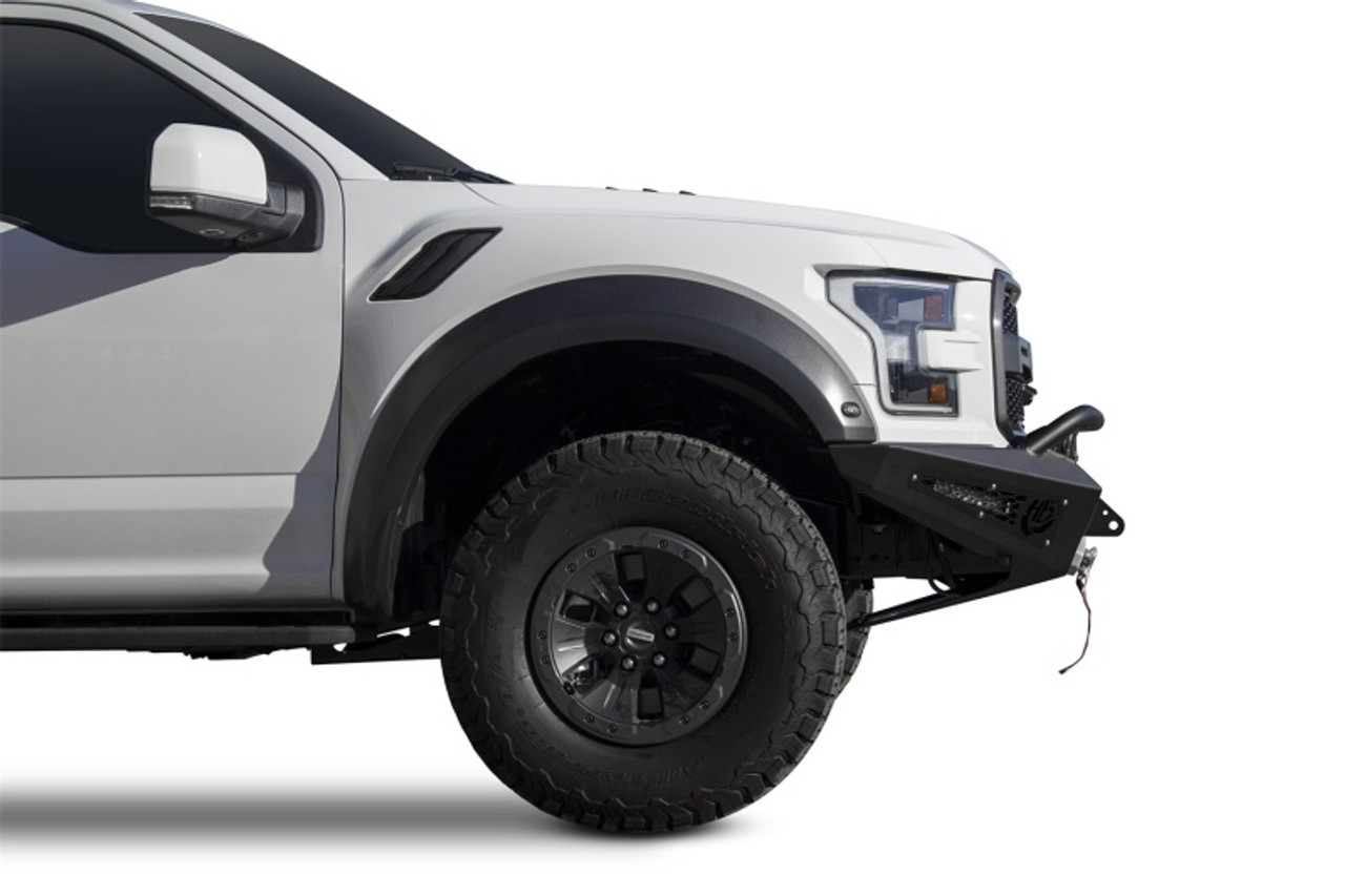 Addictive Desert Designs 17-18 Ford F-150 Raptor HoneyBadger Front Bumper w/ Winch Mount - F117382860103