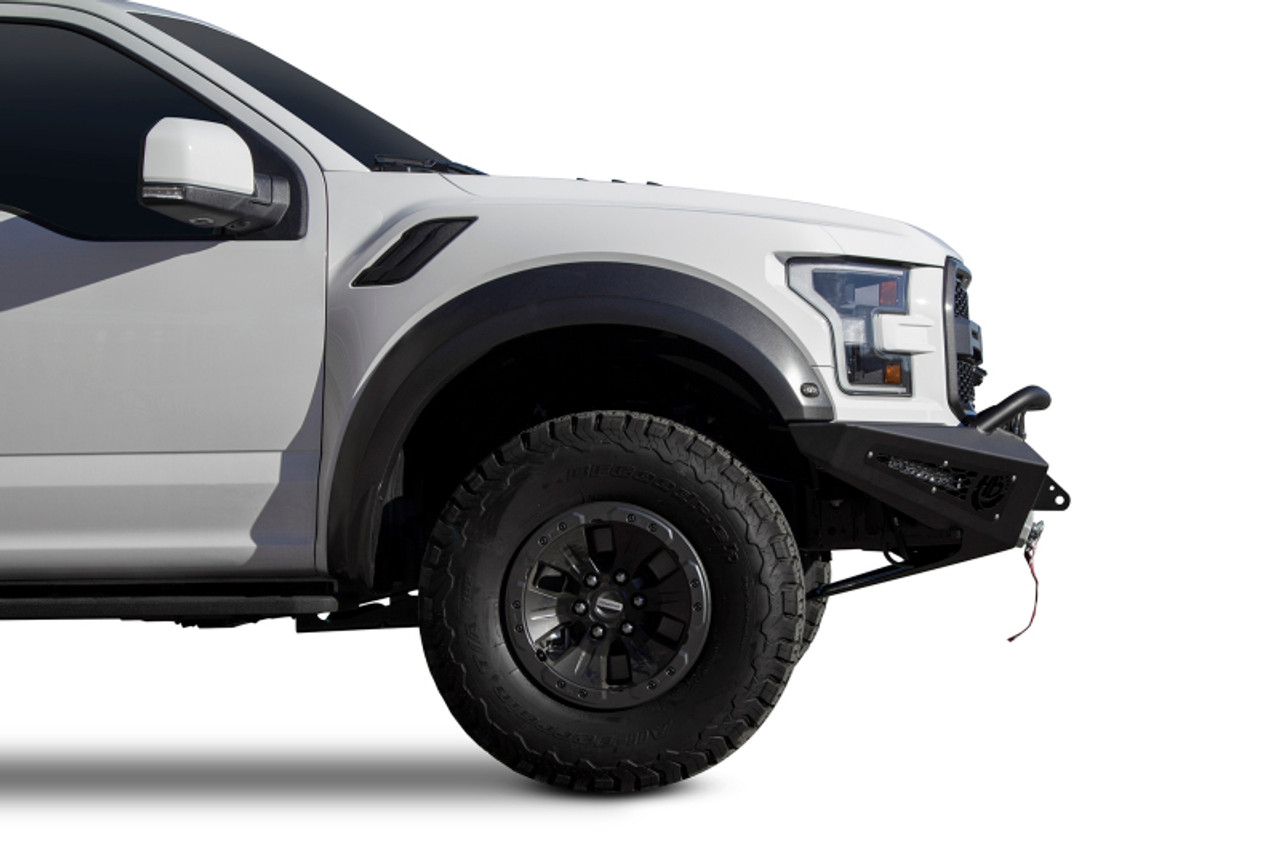 Addictive Desert Designs 17-18 Ford F-150 Raptor HoneyBadger Front Bumper w/ Winch Mount - F117382860103