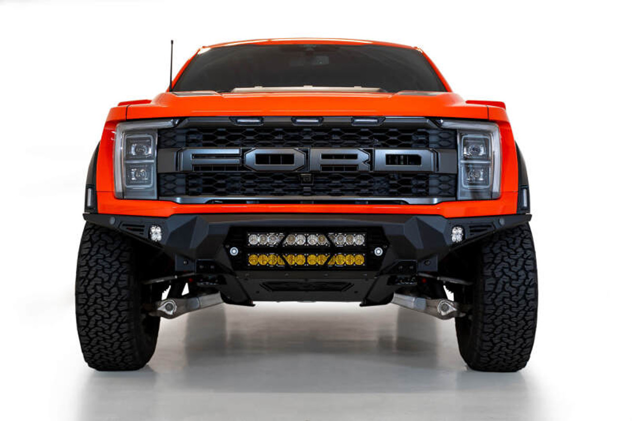 Addictive Desert Designs 2021+ Ford Raptor Bomber Front Bumper w/ Dual 20IN LED Mounts - F210012140103
