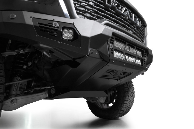 Addictive Desert Designs 25+ RAM 1500 RHO Bomber Front Bumper  (20 Inch Lights) - F630012140103 Photo - Close Up