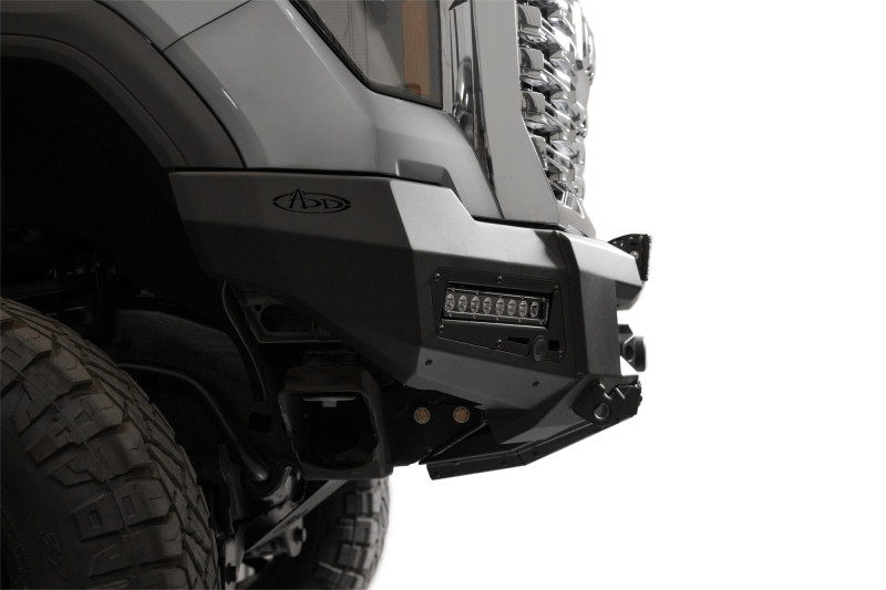 Addictive Desert Designs 24+ GMC 2500/3500 Phantom Front Bumper w/Winch- Hammer Black - F730335070103 Photo - Close Up