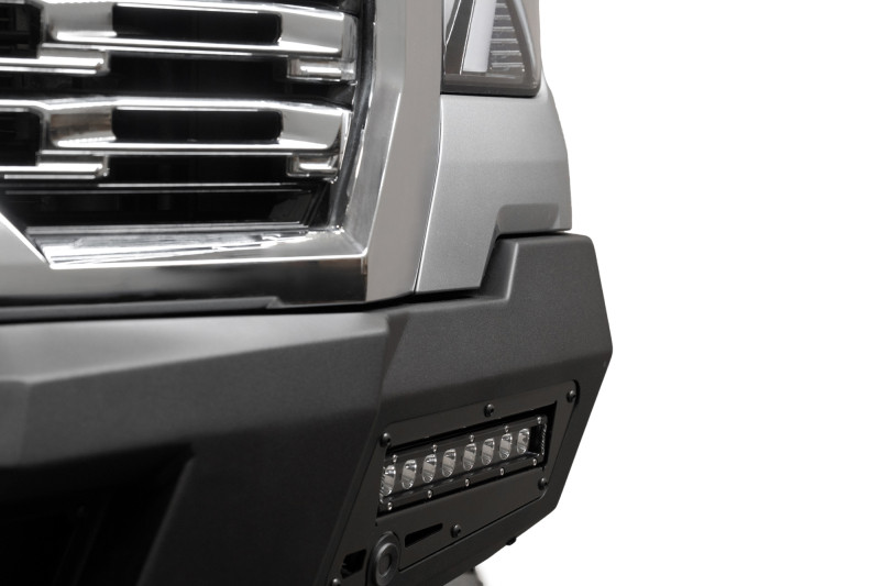 Addictive Desert Designs 24+ GMC 2500/3500 Phantom Front Bumper w/Winch- Hammer Black - F730335070103 Photo - Close Up