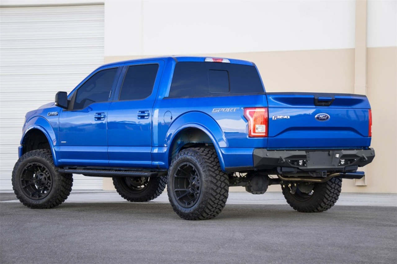 Addictive Desert Designs 15-18 Ford F-150 Stealth Fighter Rear Bumper w/ Backup Sensor Cutout - R181231280103