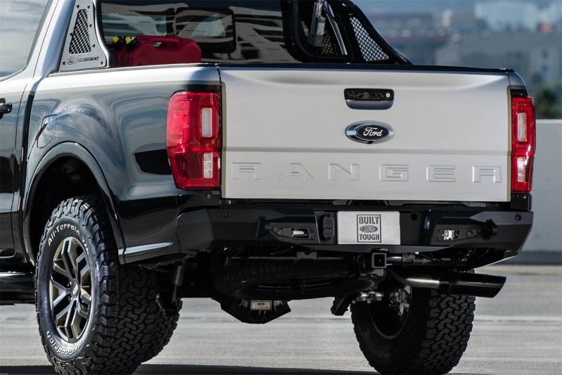 Addictive Desert Designs 2019 Ford Ranger Stealth Fighter Rear Bumper w/ Backup Sensor Holes - R221231280103
